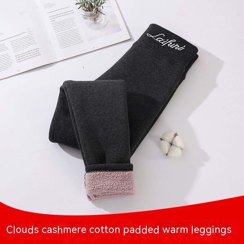 Women's Fashion Outerwear Winter Fleece-lined Thick Warm Pants