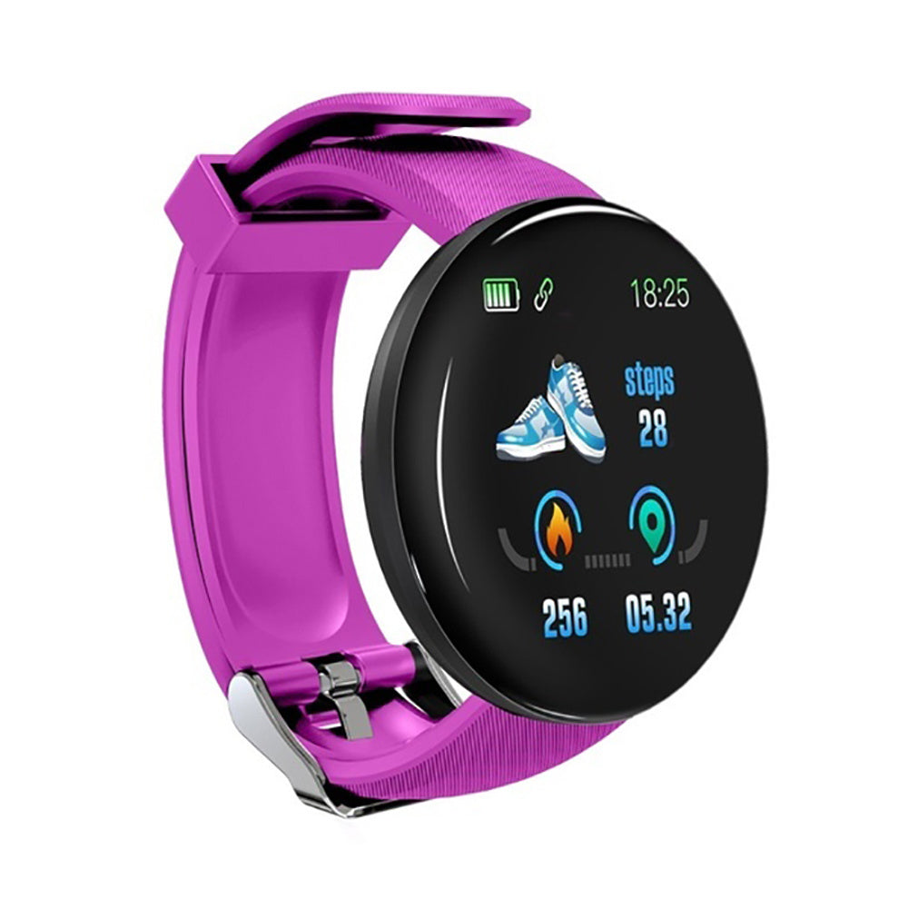 D18 Smart Watch: Heart Rate, Blood Pressure, Fitness Tracker, Bluetooth