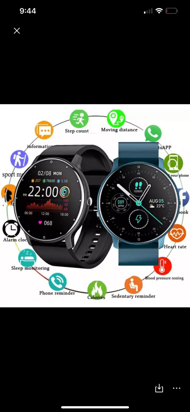 Smart Watch Men And Women Sports Watch Blood Pressure Sleep Monitoring Fitness Tracker Android Ios Pedometer Smartwatch